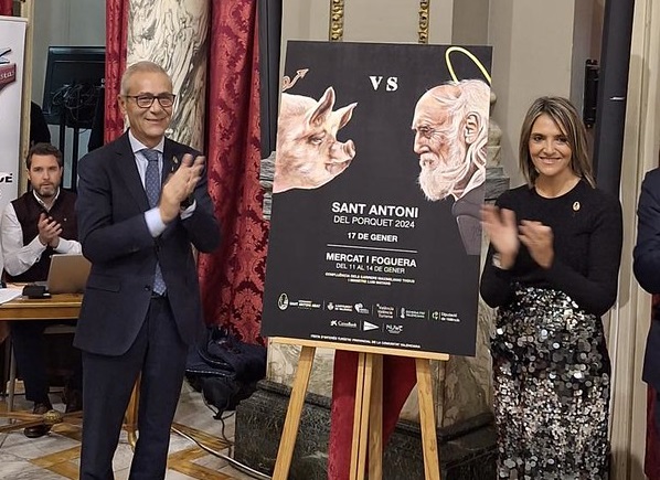 Presentación del cartel anunciador de Sant Antoni 2024